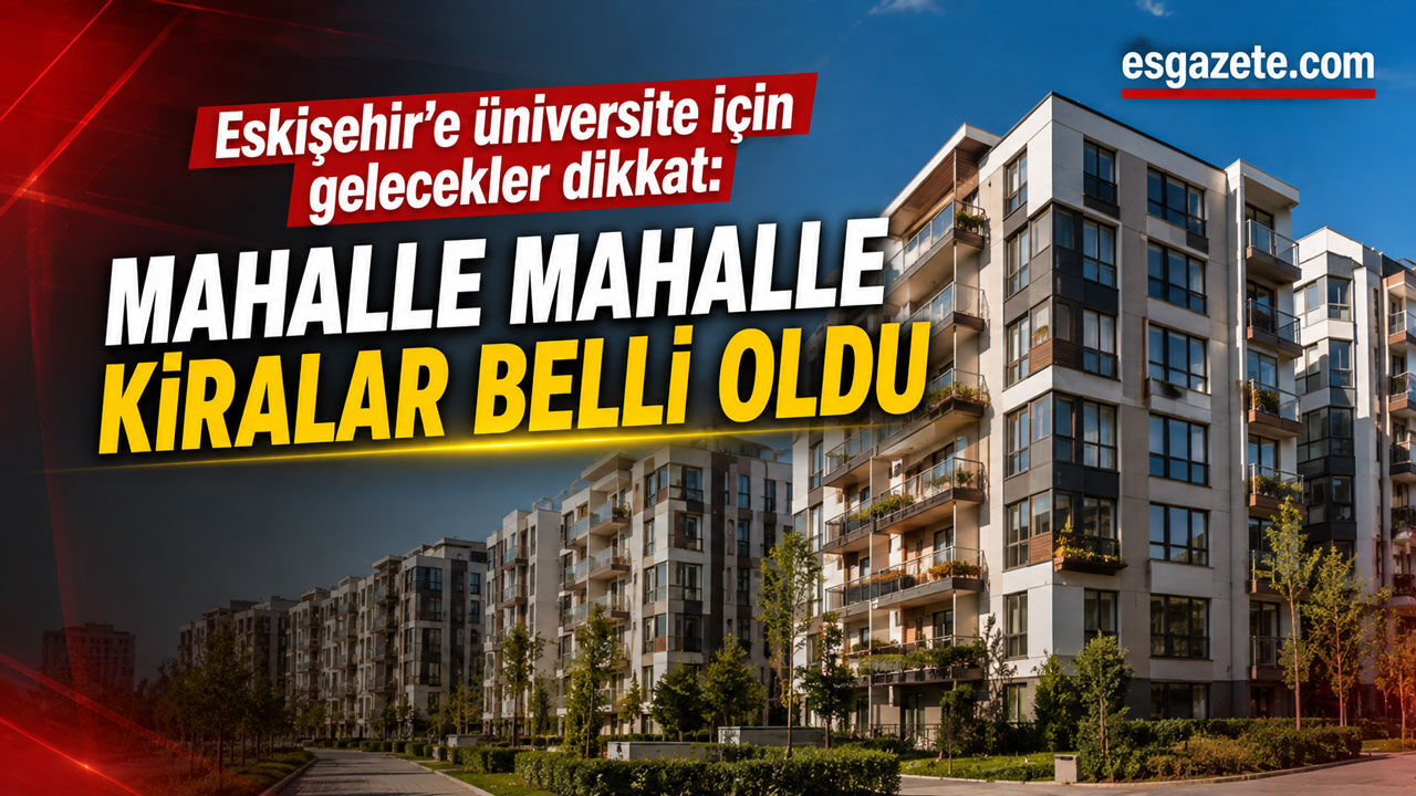 Eskişehir’de kiralık ev fiyatları 2026