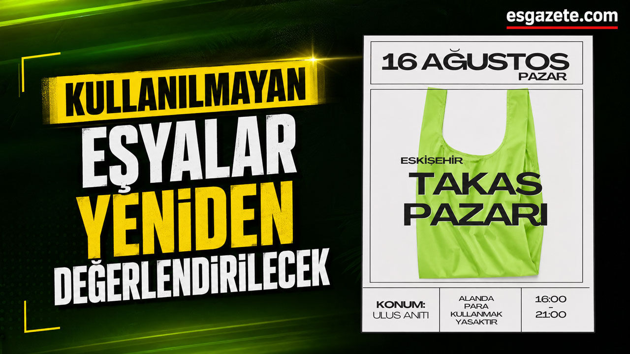 Eskişehir'de para geçmeyen pazar kuruluyor
