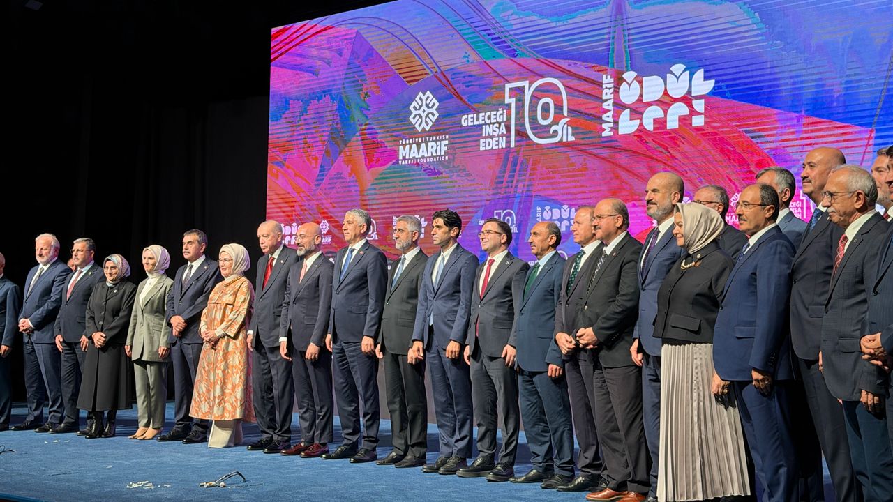 Ayşen Gürcan, Türkiye Maarif Vakfının 10. Yıl Programına Katıldı