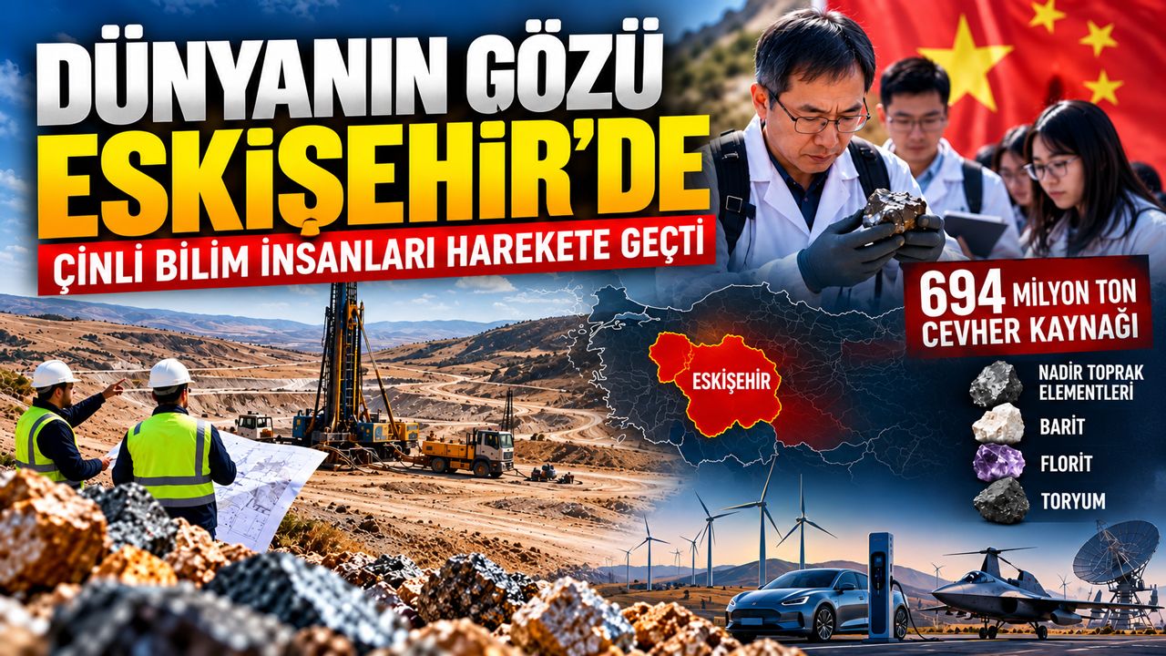Dünyanın gözü Eskişehir Kızılcaören'de: Çinliler araştırıyor