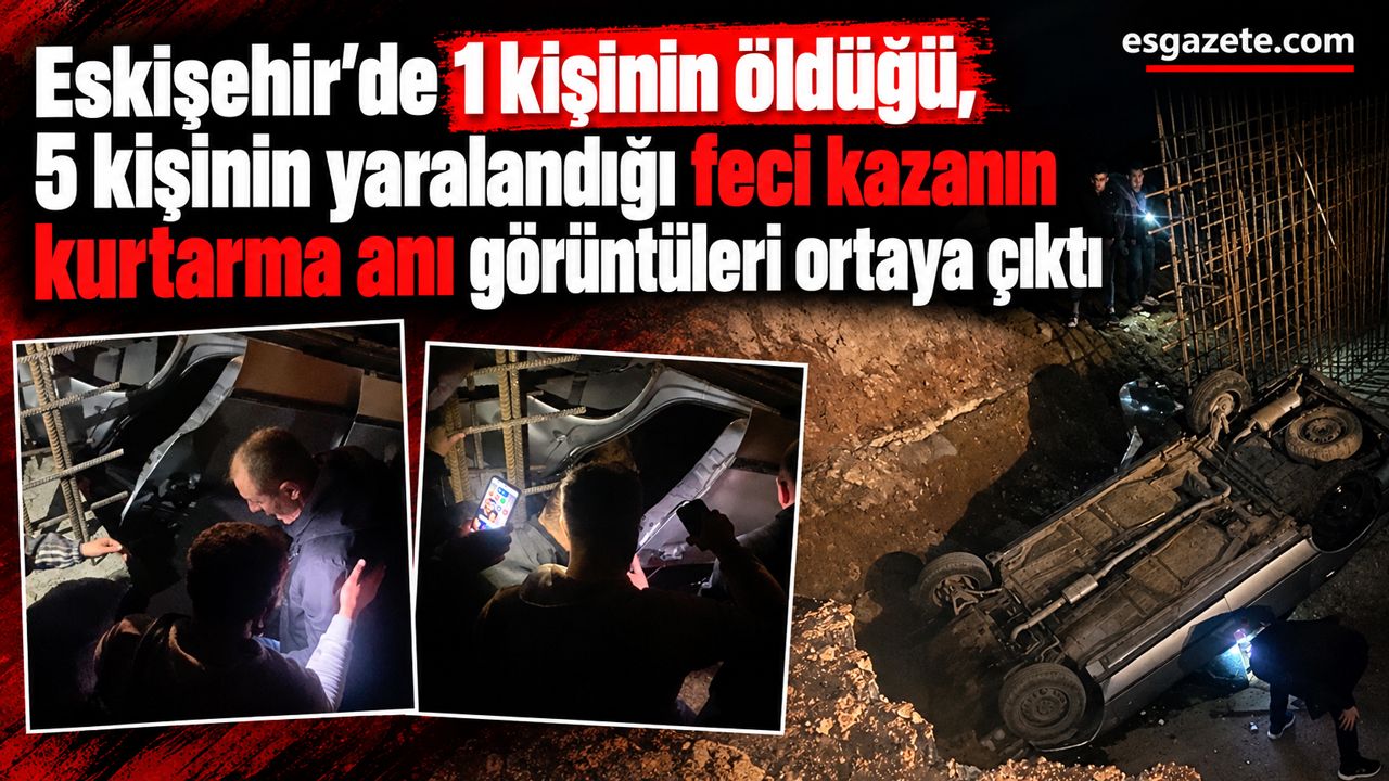 Eskişehir’de Ölüm Çukurundaki Kurtarma Anları Kamerada!